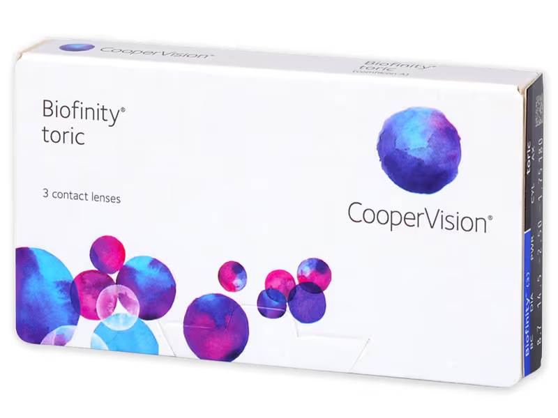 Biofinity Toric - 3 lentes