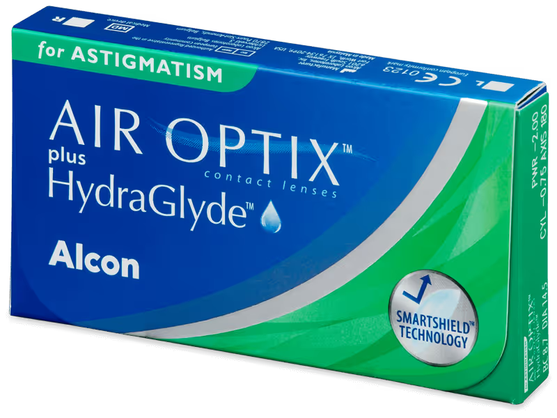 Air Optix Plus HydraGlyde for Astigmatism - 6 lentes