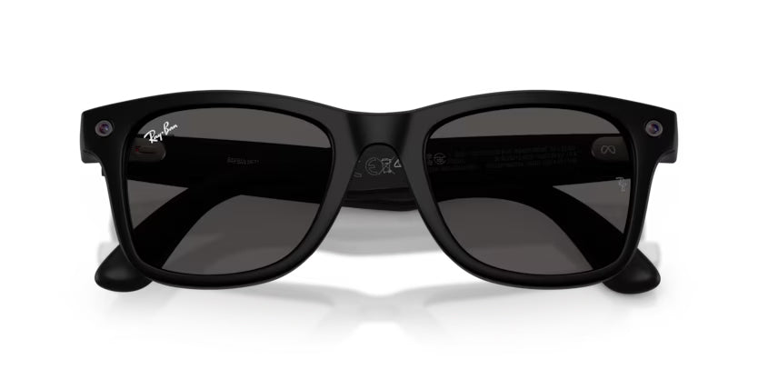 Ray-ban Meta Wayfarer Sol 0RW4011 Matte Black