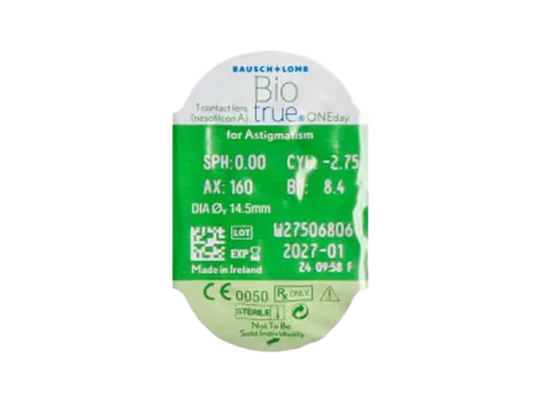 Biotrue ONEday Toric – 90 lentes