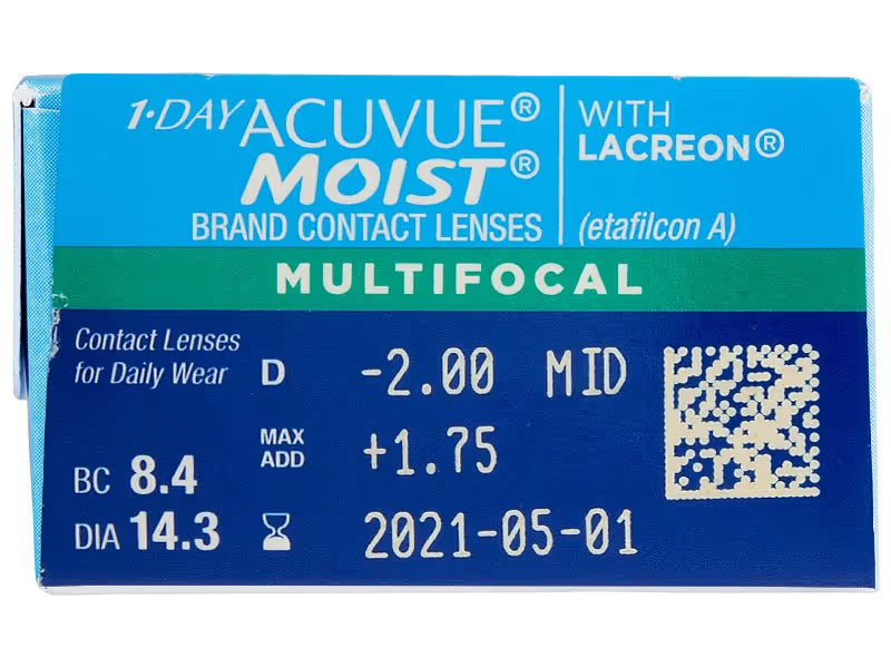 1-Day Acuvue Moist Multifocal – 30 lentes