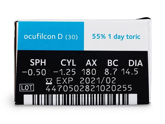 Biomedics 1 Day Extra Toric – 30 lentes