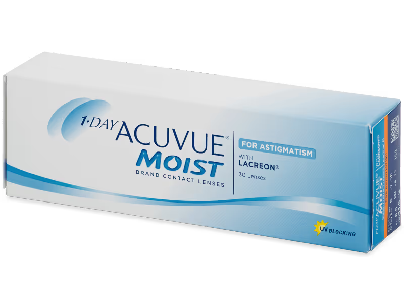 1-Day Acuvue Moist for astigmatism – 30 lentes
