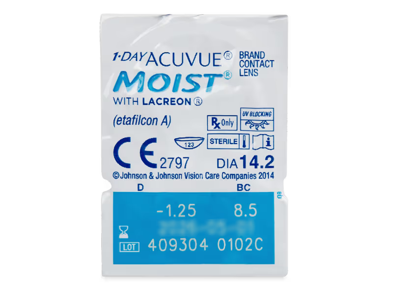 1-Day Acuvue Moist – 90 lentes