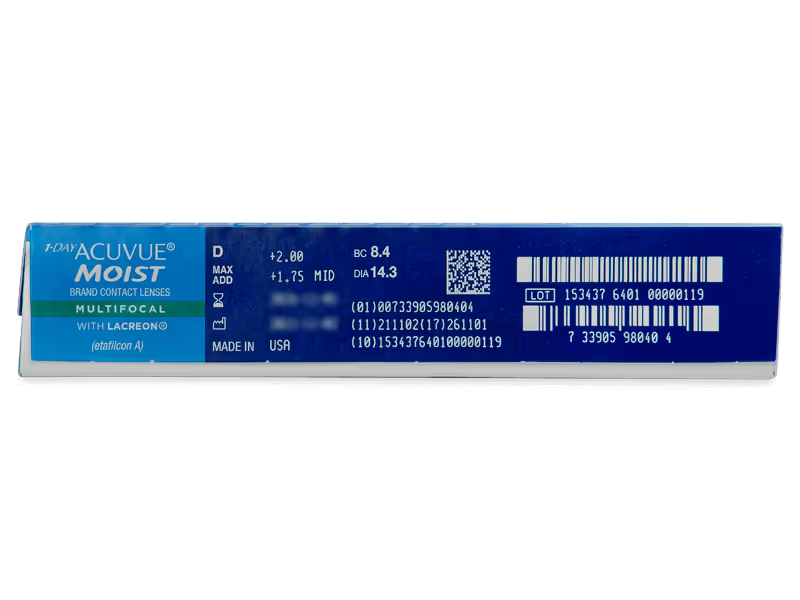 1-Day Acuvue Moist Multifocal – 90 lentes