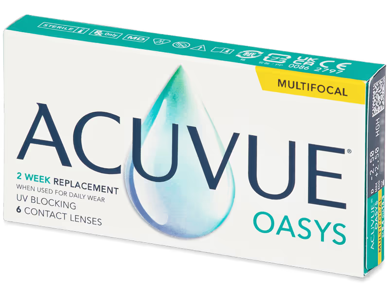 Acuvue Oasys Multifocal - 6 lentes