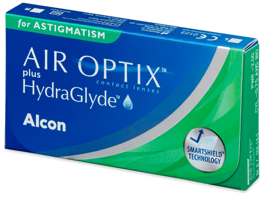 Air Optix Plus HydraGlyde for Astigmatism - 6 lentes