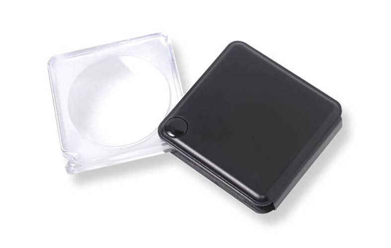LUPA DE BOLSO QUADRADO